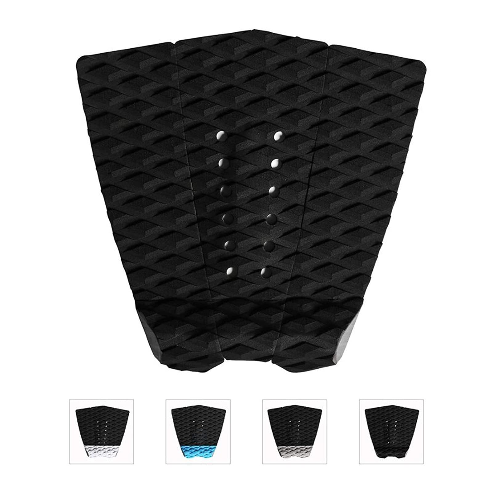 Surfboard Traction Pad EVA Non Slip Stomp Pad Skimboard Pad with 3M Adhesive (Color : Type2)