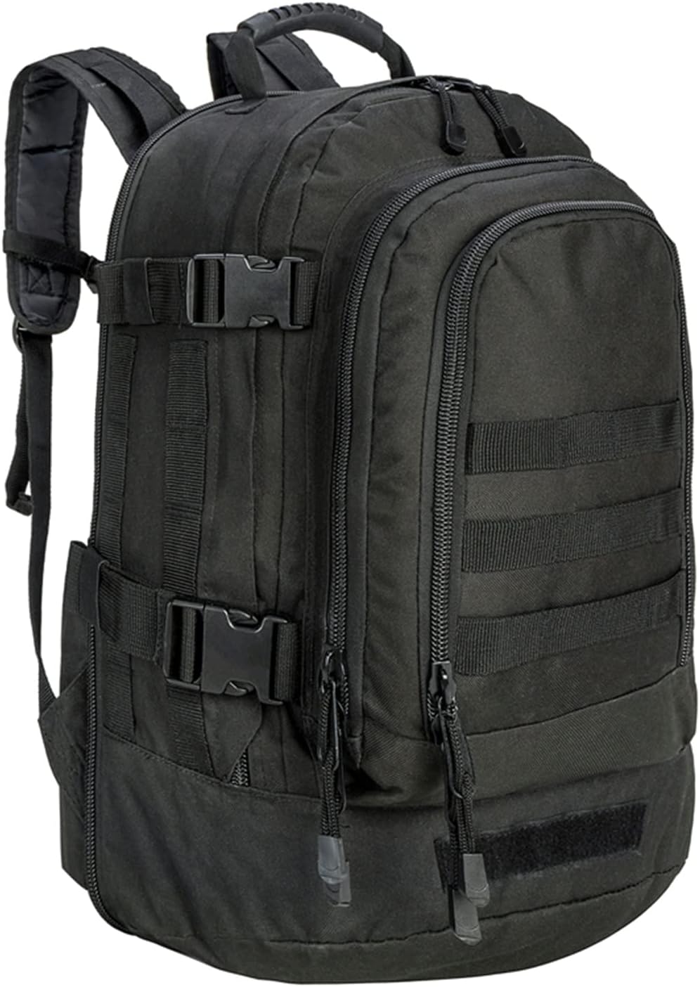 GreencityLaptop Backpacks Tactical 3 Day Expandable Bug Out Bag Classic Case Travel Hiking，Black