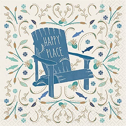 Design Design 621-09925 Happy Place Luncheon Napkin
