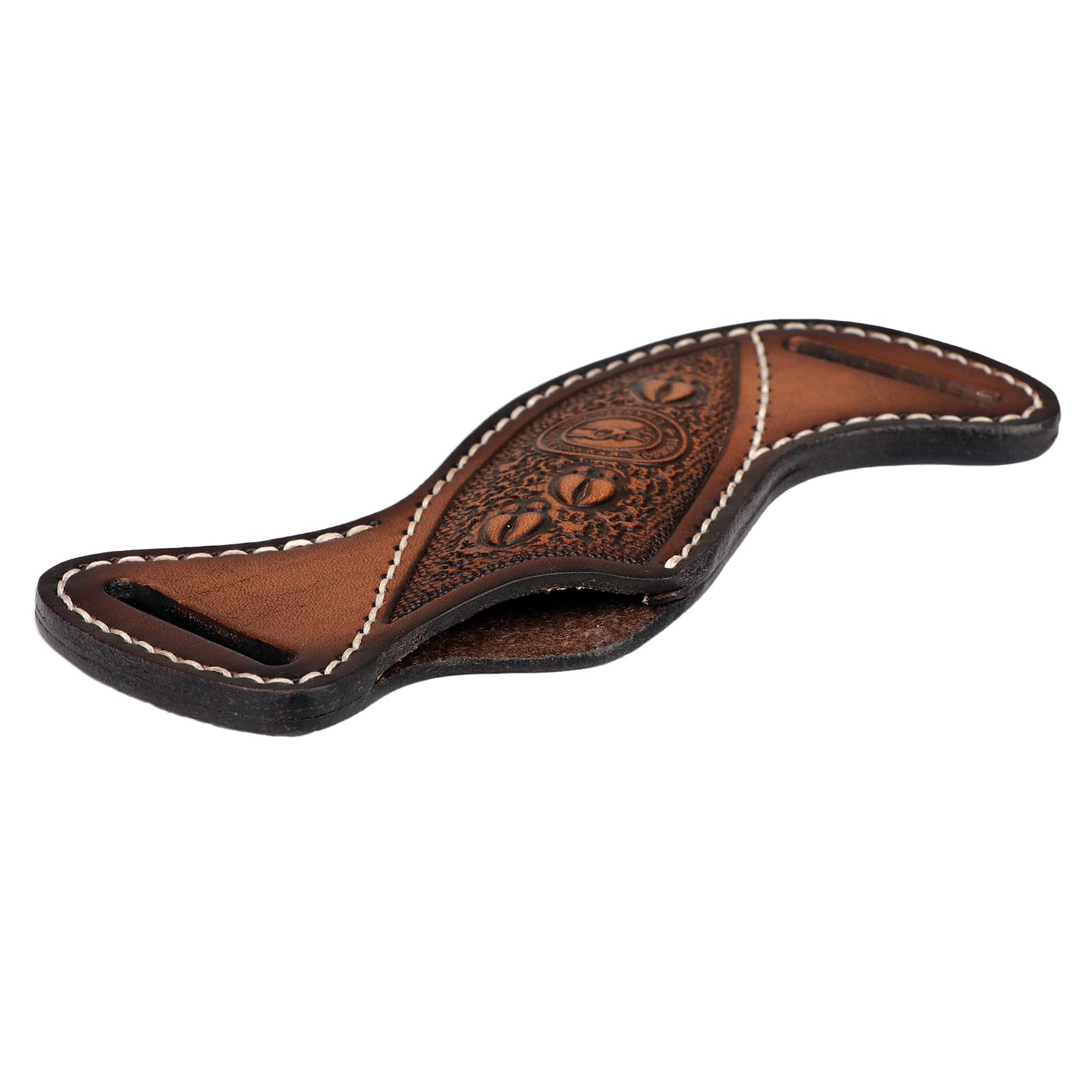 TOURBON Fourreau en cuir pour couteaux à lame fixe pour la ceinture, porte-couteau EDC, cadeau artisanal pour hommes