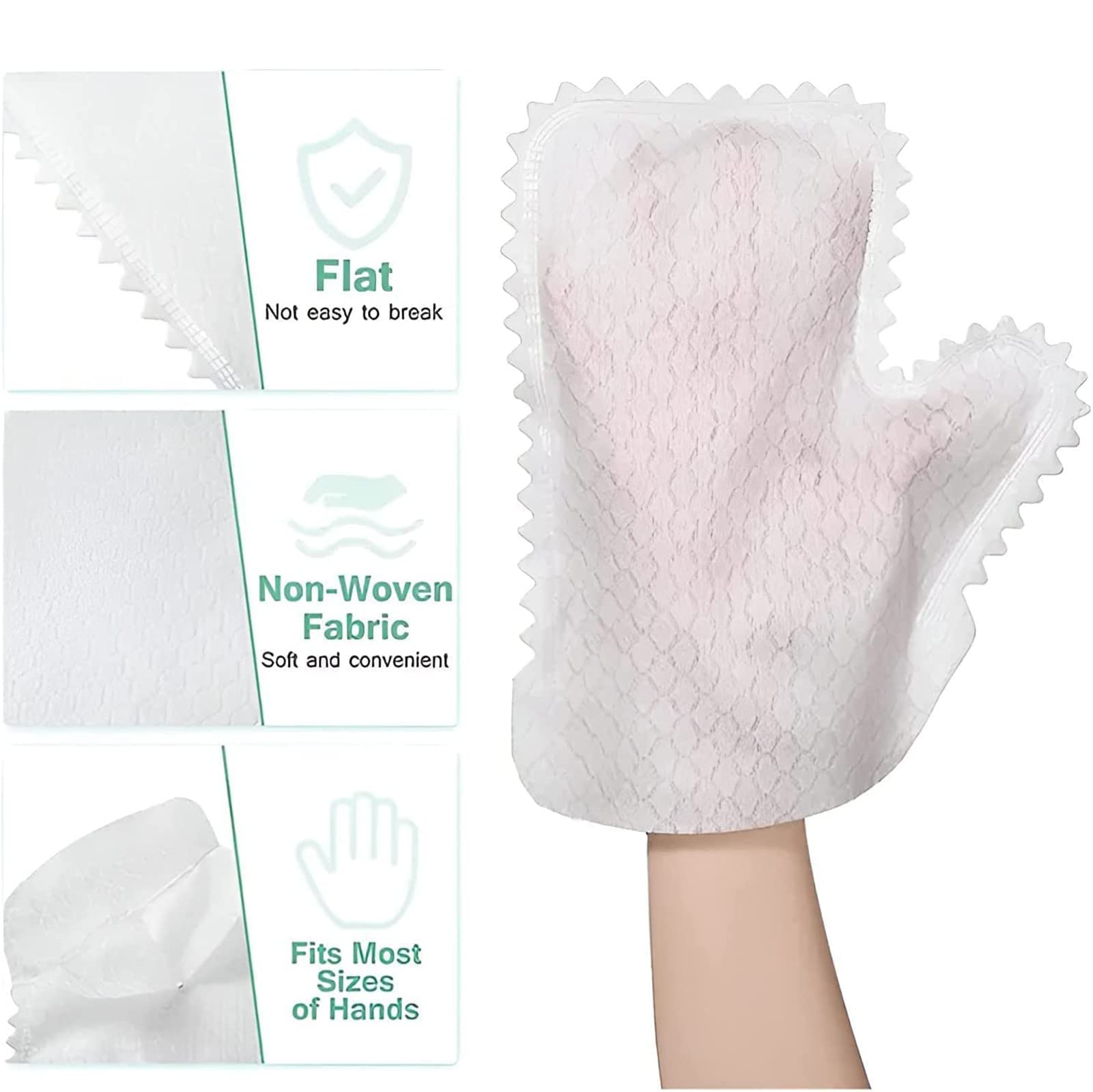 Guantes de Limpieza de Escamas de Pescado Tela no Tejida Doble Cara Guantes de Microfibra para Limpieza Guantes Desechables para Polvo para Limpiar Ventanas de Luces de Espejo,60pcs