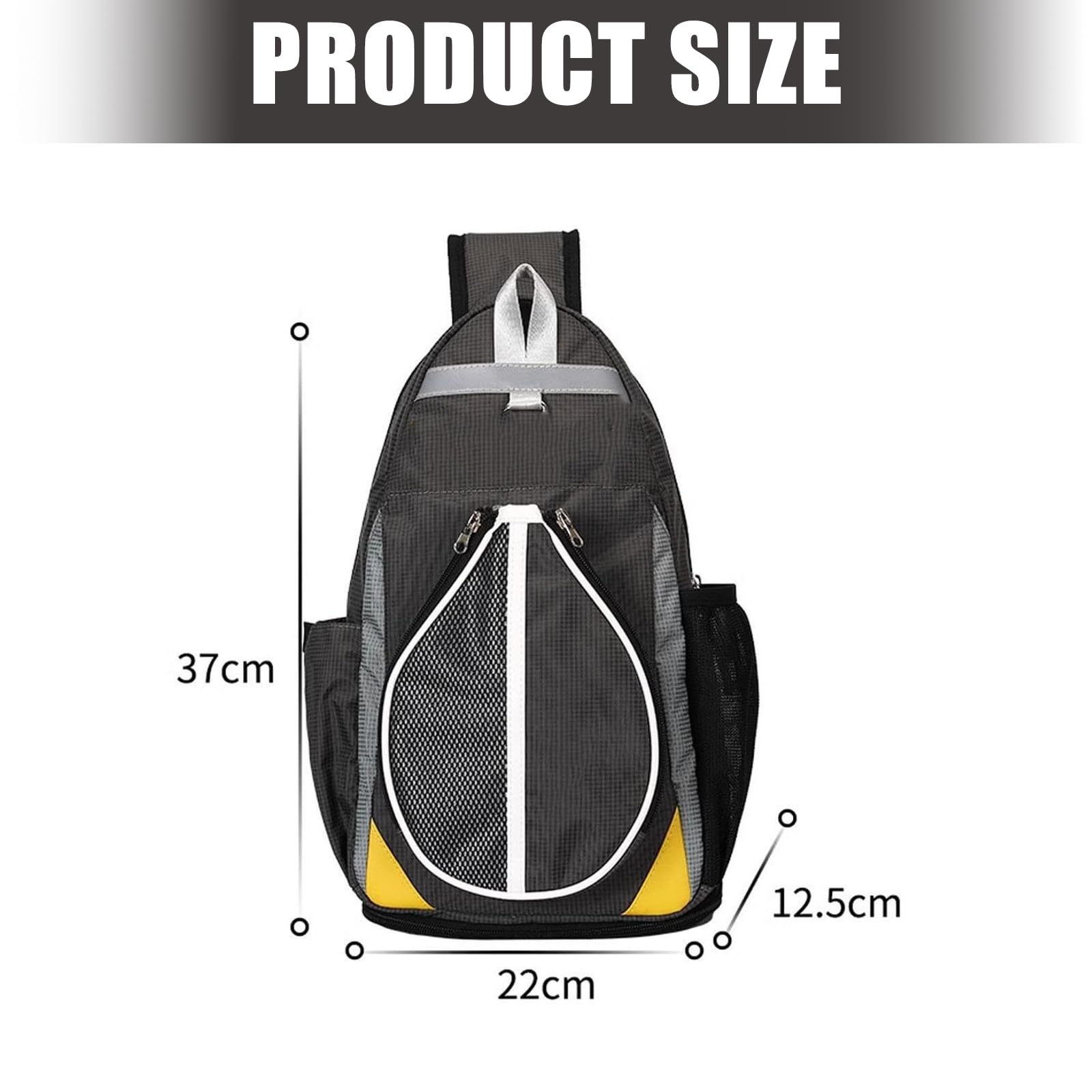 Elegante borsa a tracolla multifunzionale da ping pong per principianti amanti all'aperto viaggi palestra uso racchette a tracolla regolabili trasportatori
