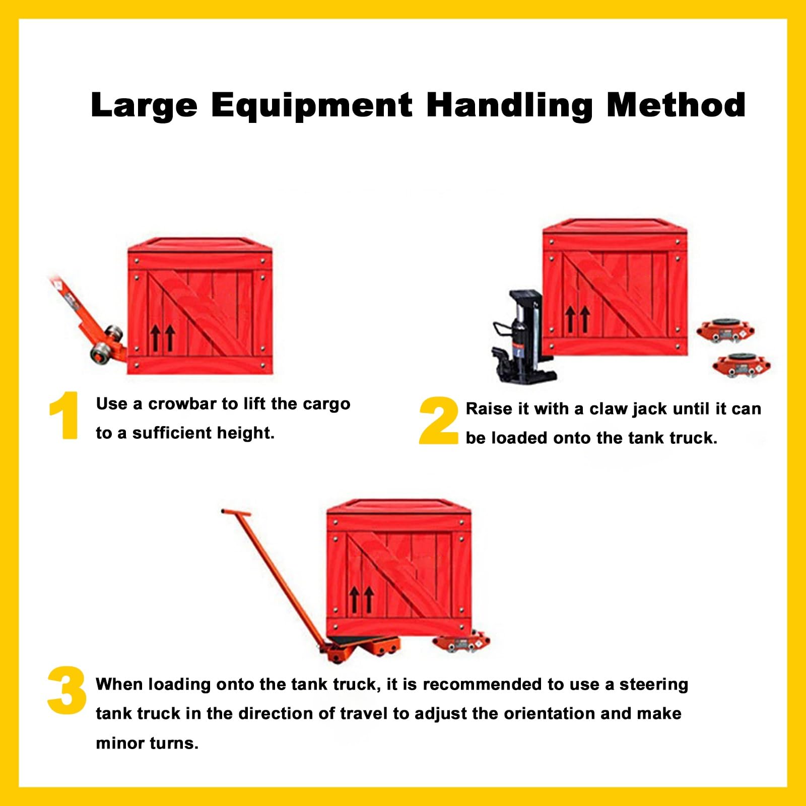 Heavy Duty Machine Mover 1,360.8 kg udźwig do magazynu i wyposażenia fabrycznego Relon (koło PU nośność 12 ton)