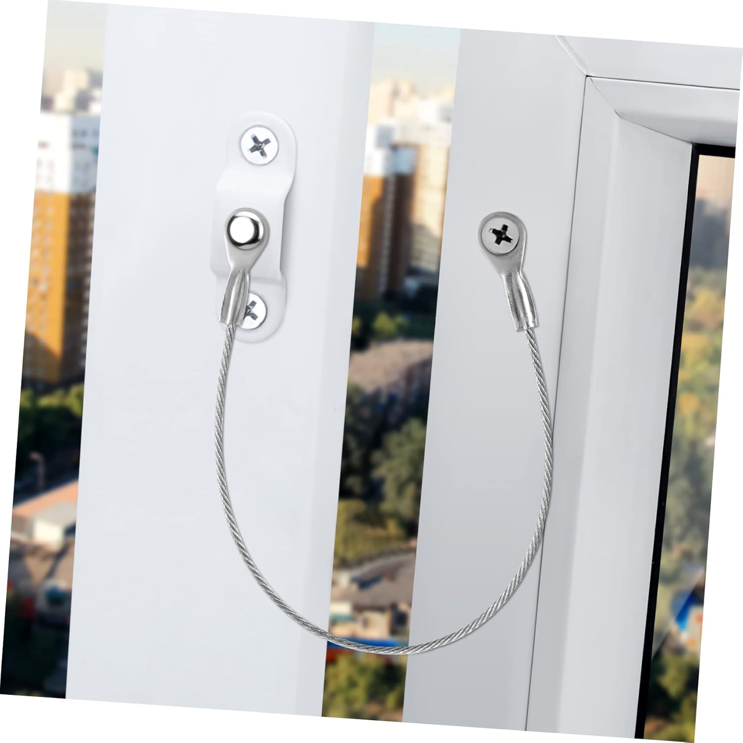 100pcs Stainless Steel Picture Hanging Wire Kit for Heavy Duty Fixtures for Mirrors Chandeliers and Signs Wear-Resistant Cable