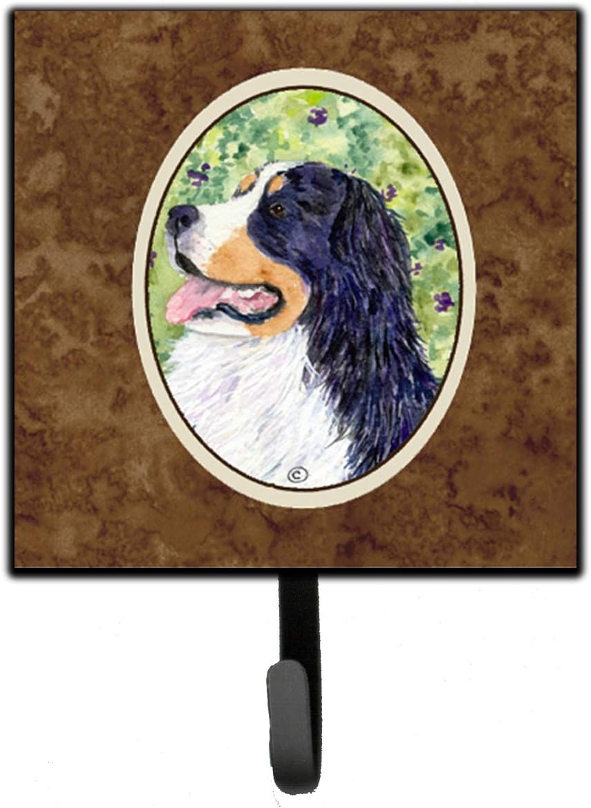 Caroline's Treasures SS8706SH4 Bernese Mountain Dog Leash Holder or Key Hook, Small, Multicolor
