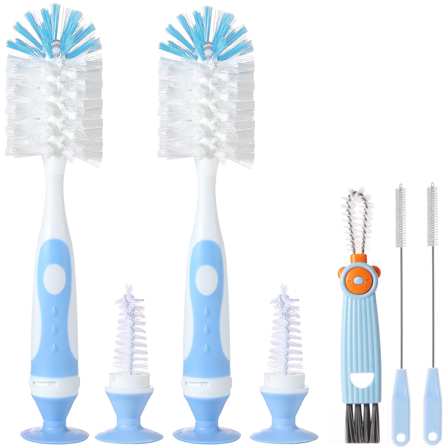 Amazon.com: Anivona Baby Bottle Brush Set, Baby Bottle Cleaner,2Pcs ...