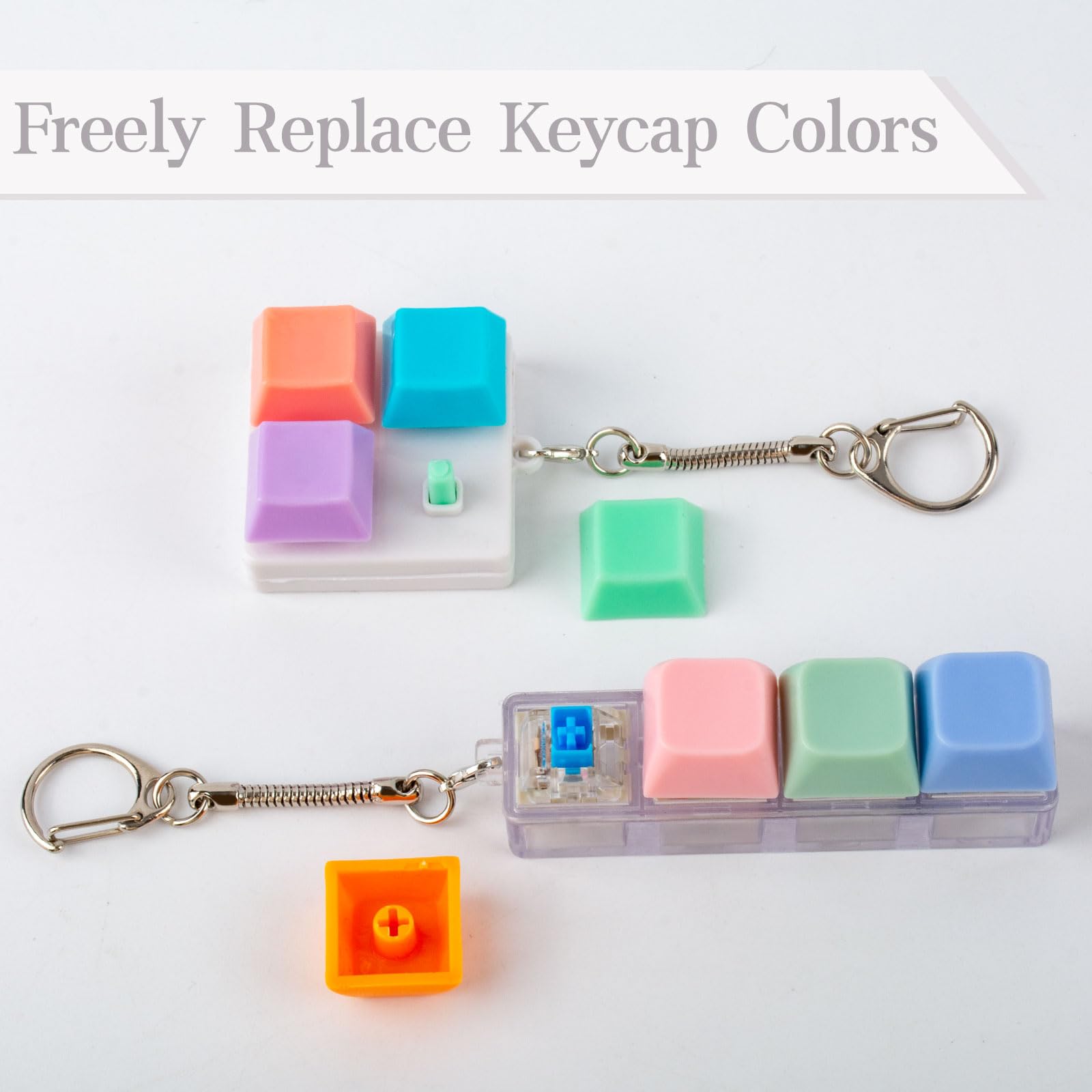 Anxiety Relief Fidget Keyboard Fidget Clicker Toy For Adults, Fidget ...