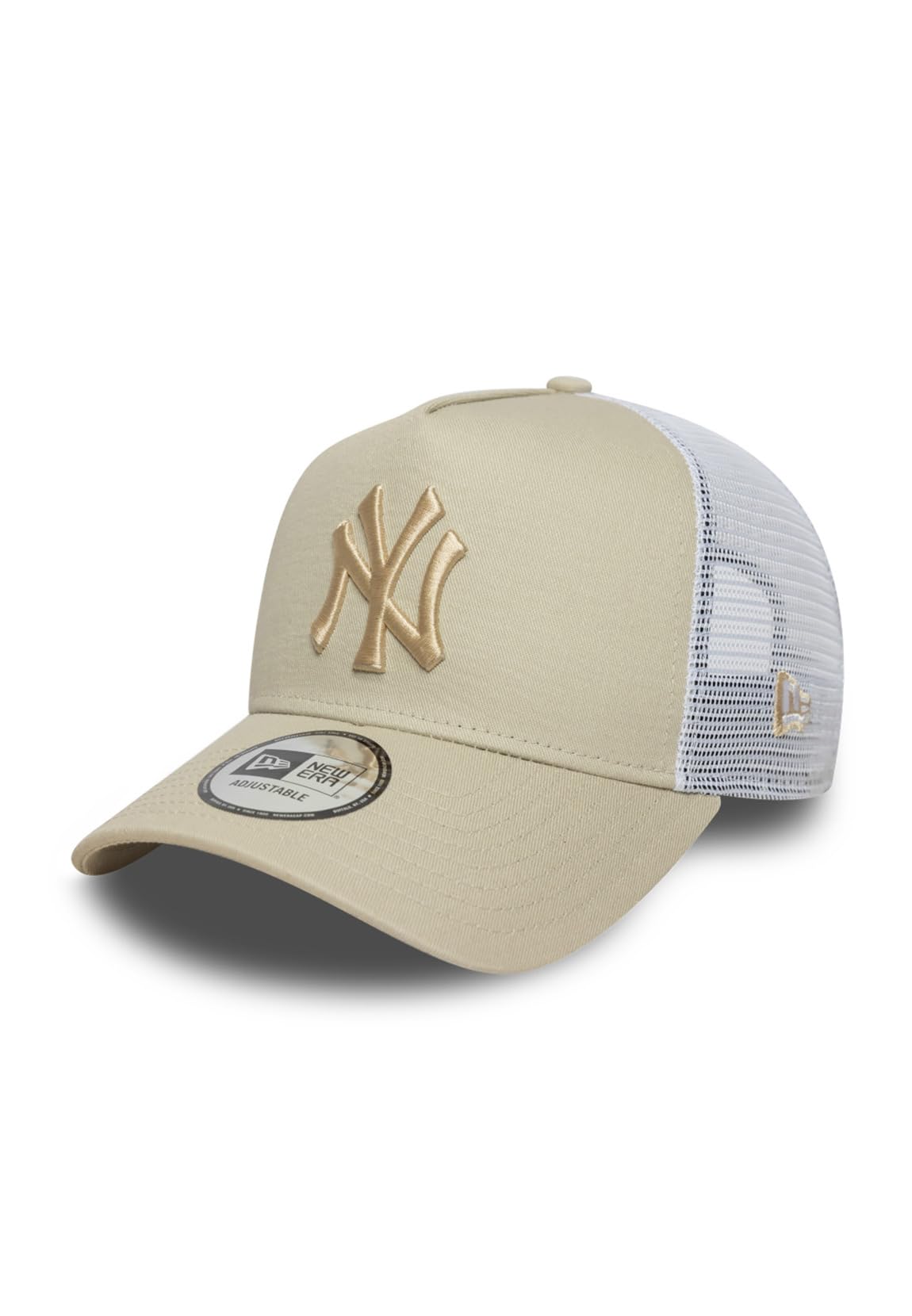 New Era Cappello da baseball MLB New York Yankees Essential per adulti, beige chiaro