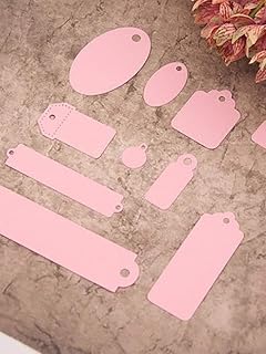 Nested Frame Dies for Scrapbooking Card Making, Background Frame Metal Cutting Dies Tag Label Frame Die Cuts for Decoupage Christmas Gift Card DIY Birthday Album Scrapbooking Paper Craft Supplies