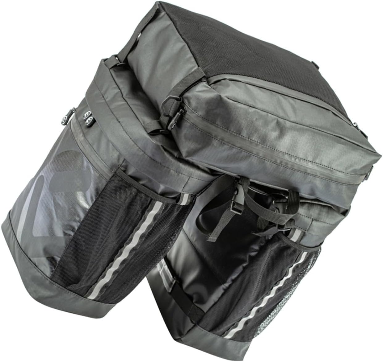 Waterproof Bike Pannier Bag 50l Rear Shelf Saddle Bag 3-in-1 Cycling Travel Carrier for Mountain Bike Long-distance Riding