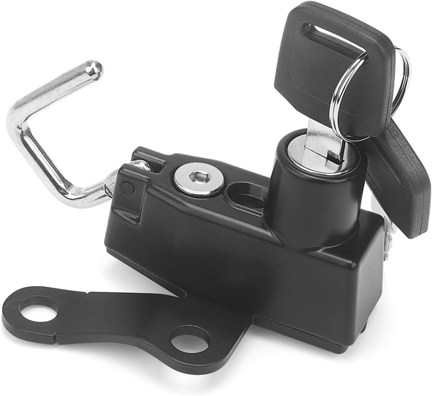 2024 GSX8R Motorcycle Helmet Anti-Theft Lock Safety Lock Helmet Securit Haning Hook For Suzuki GSX-8S GSX-8R GSX8S GSX8R 2023-2024,2 Keys image 3