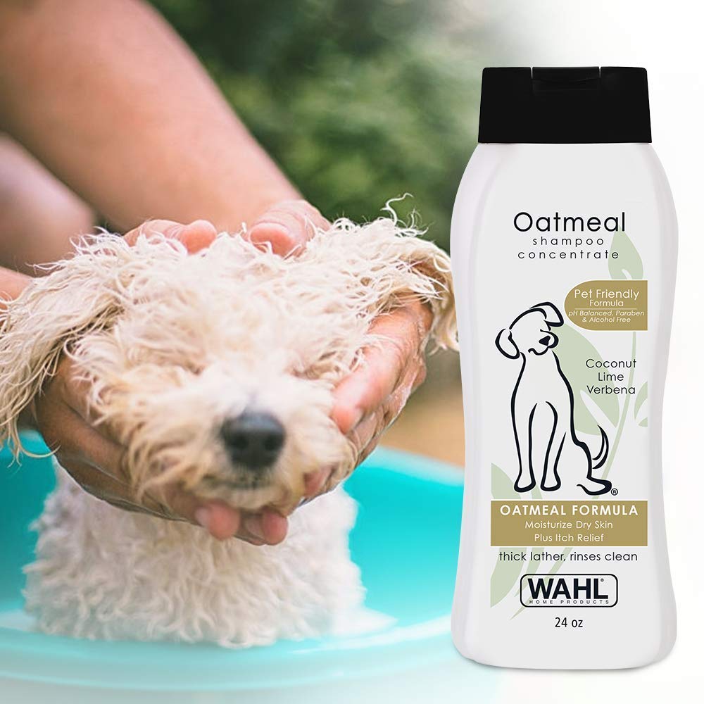Wahl Dry Skin & Itch Relief Pet Shampoo for Dogs Oatmeal Formula with