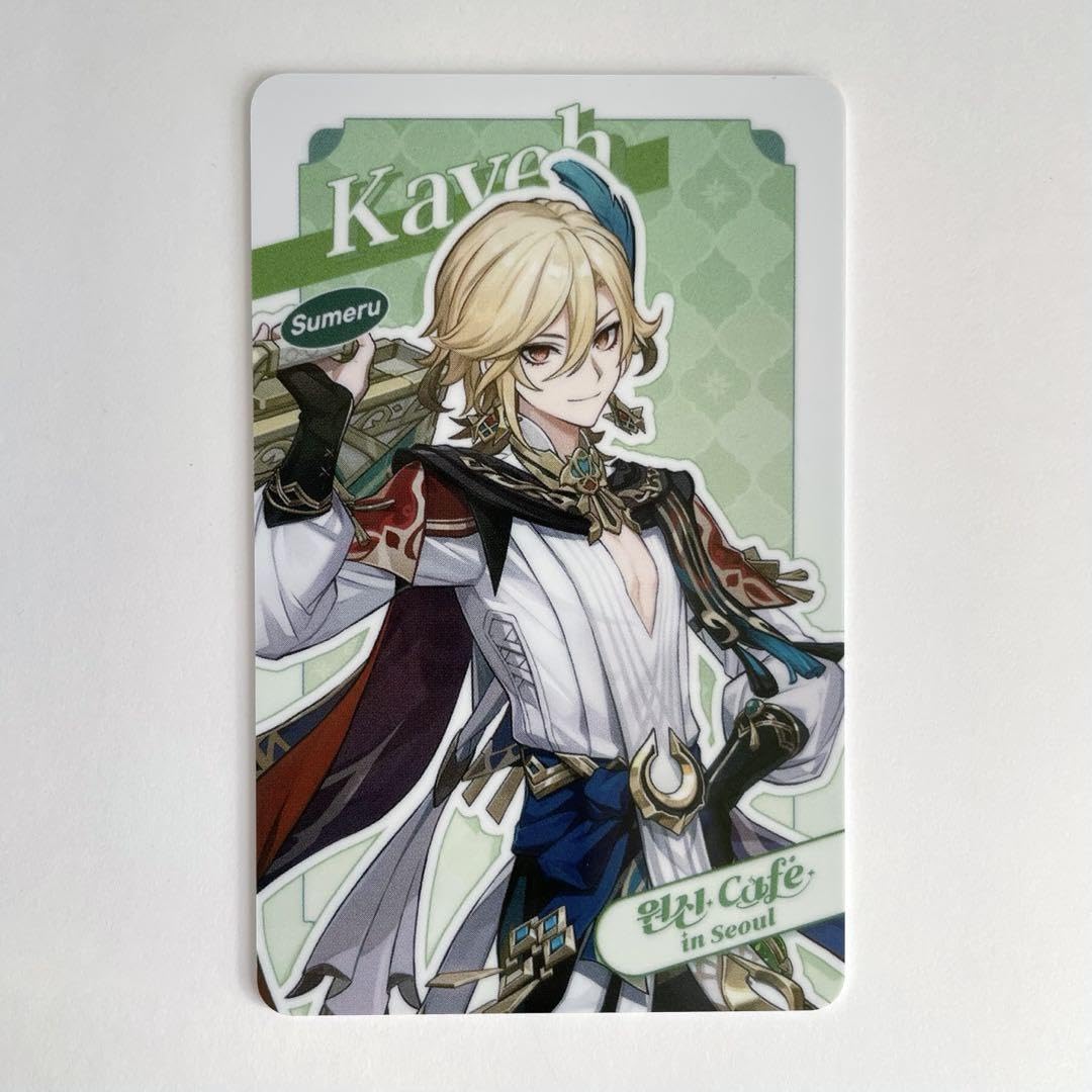 韓国限定　原神カフェ　特典カード カーヴェ Amazon.co.jp: 原神 韓国 カフェインソウル カーヴェ トレカ : おもちゃ