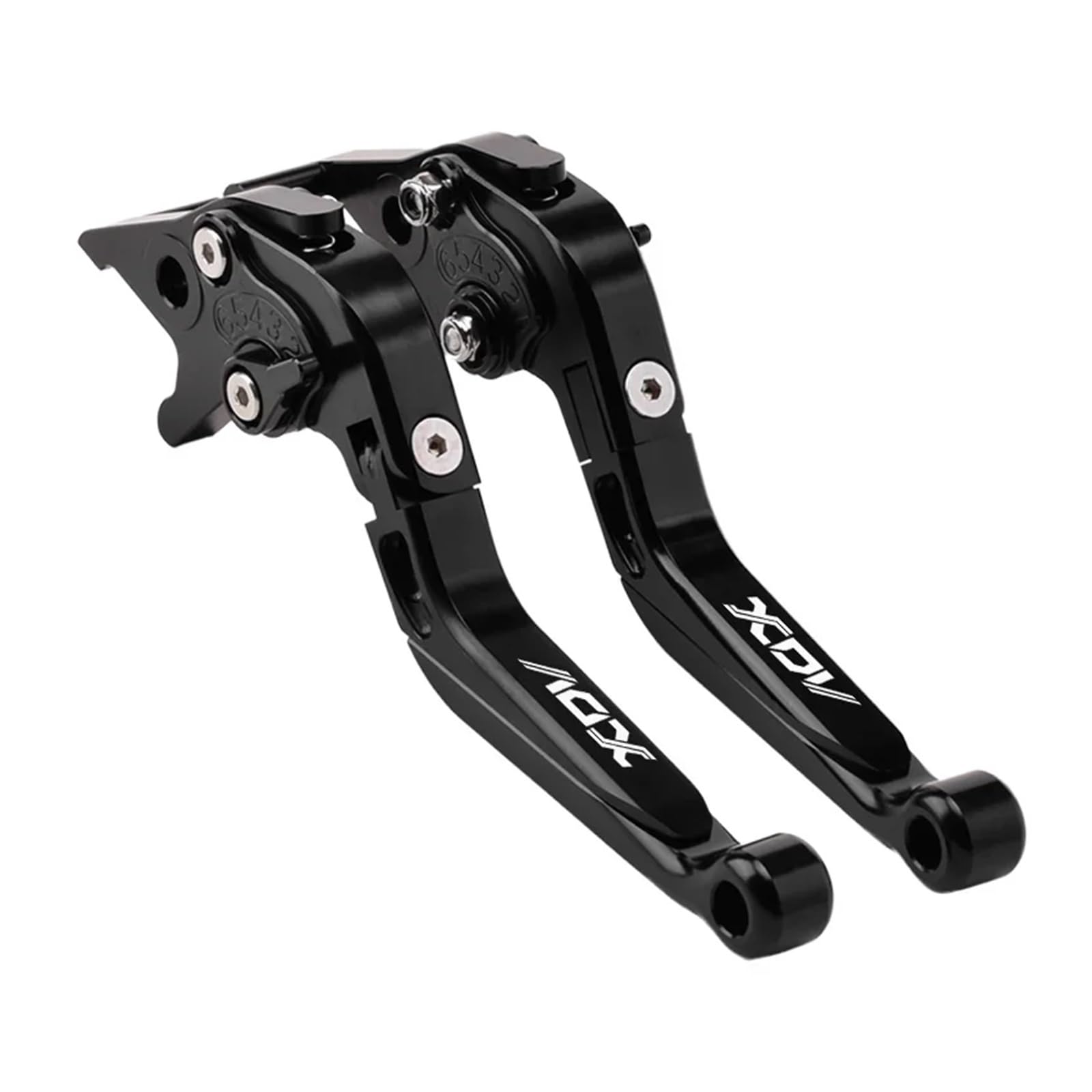 WKDYRIWO Motorcycle Clutch Levers Brake Cowl for LONGJIA XDV150Si XDV250Si XDV300i Adjustable CNC Aluminum Modification Accessories Motorcycle Brake Clutch Levers