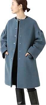 Amazon | [IÉNA] [イエナ]アンゴラビーバーMIXデザインスリーブコート