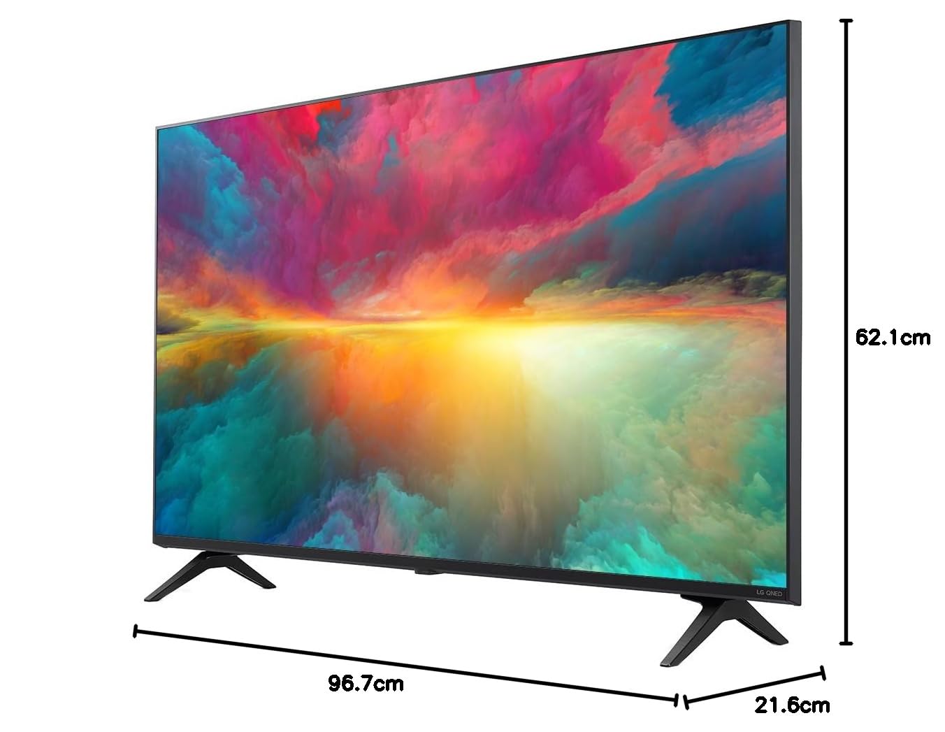 LG TV QNED 2024 | 43QNED776RB | 43'' (108 cm) | QNED | Processeur α5 AI 4K Gen6, Noir/Gris