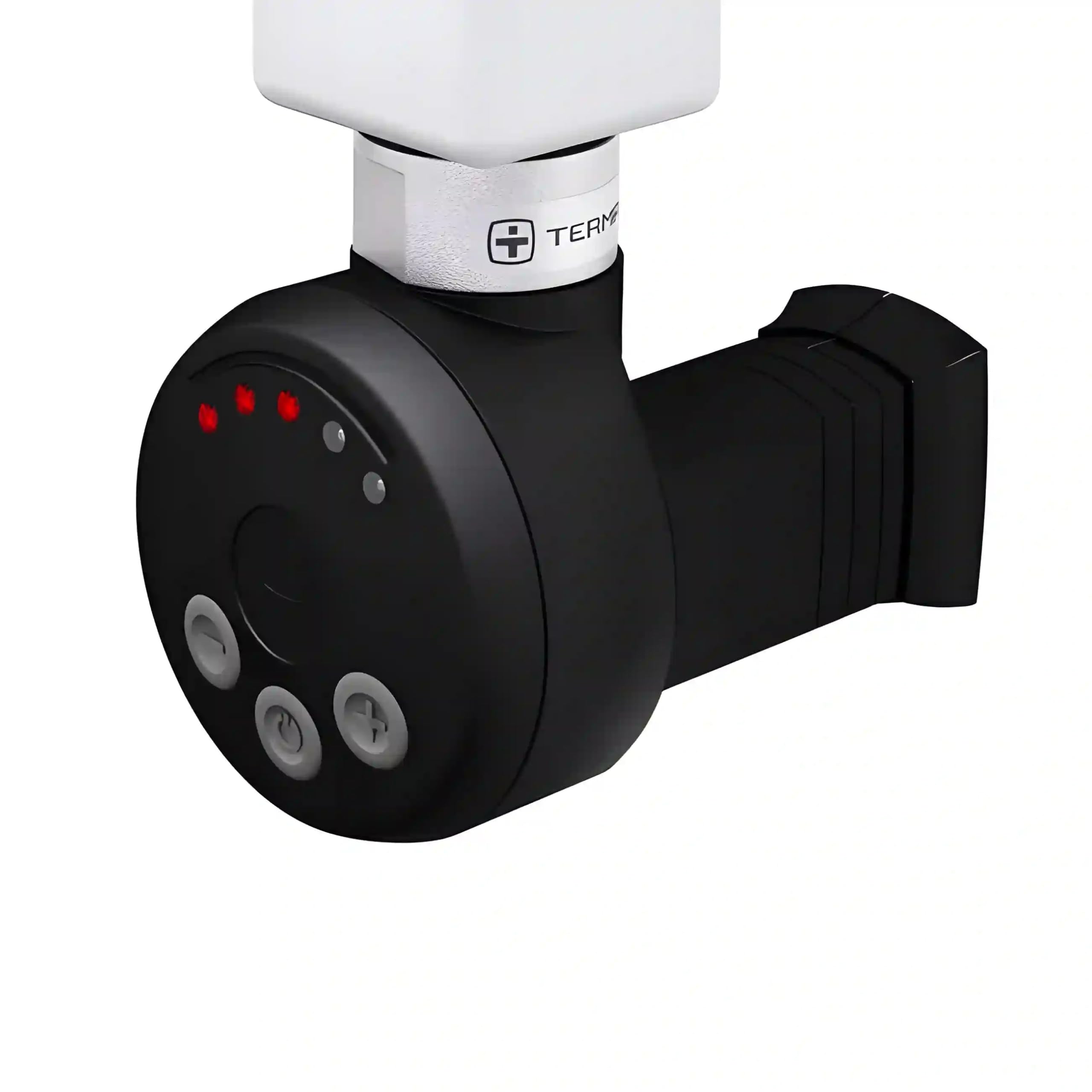 Elemento Calefactor Terma con Termostato para Radiador Toallero 300 W, Negro, Rosca 1/2"