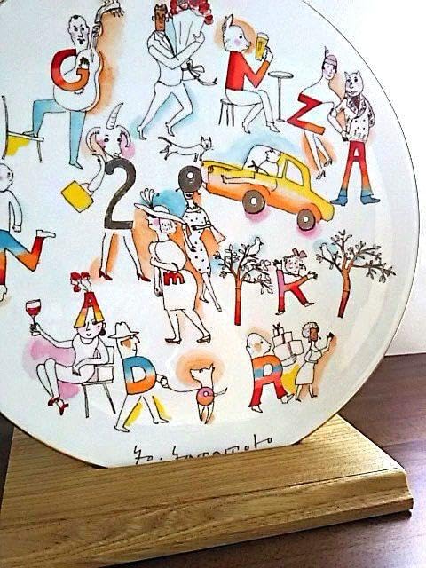 S. Sammarath 装飾皿 2006年製 山本容子 S. Sammarath 装飾皿 2006年製 山本容子 2025年最新】山本容子 皿の