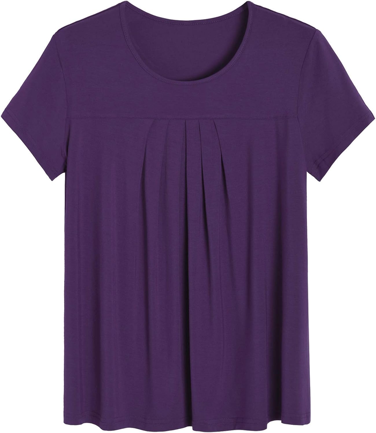 Latuza Women's Pleated Loungewear Top and Capris Pajamas Set - Image 4