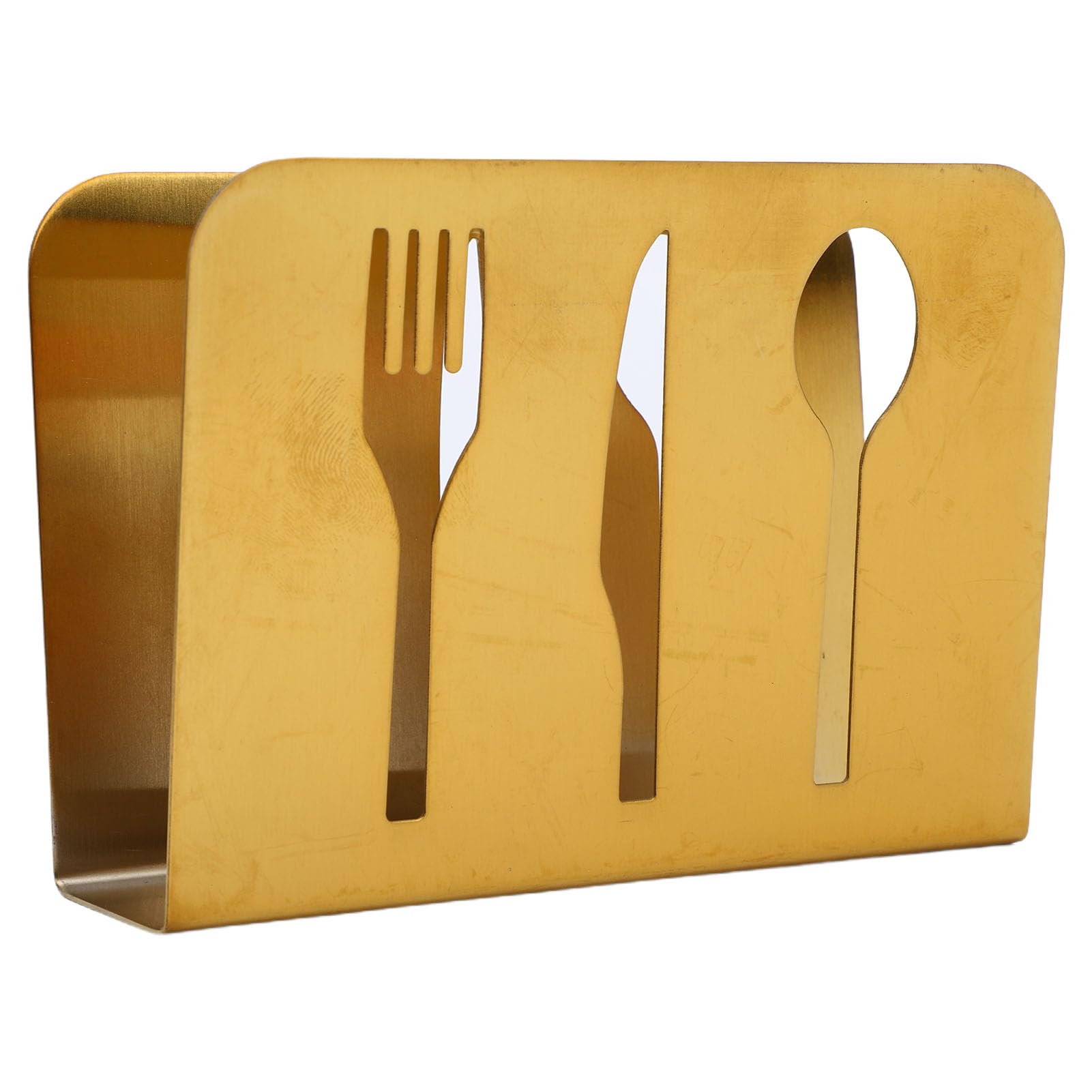 Portatovaglioli, Dispenser Portatovaglioli in Acciaio Inossidabile, Organizzatore Verticale per Fazzoletti 90 X 120 X 37 Mm con Base Stabile per Tavolo da Pranzo Ufficio Ristorante Bar (#2)