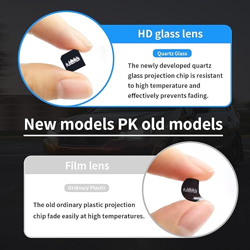 Miniatura 2 de 2 piezas Luces LED de Logo para Puerta de Automóvil que No se Desvanecen, Proyector de Cortesía, Luz de Bienvenida Láser, Sombra Fantasma