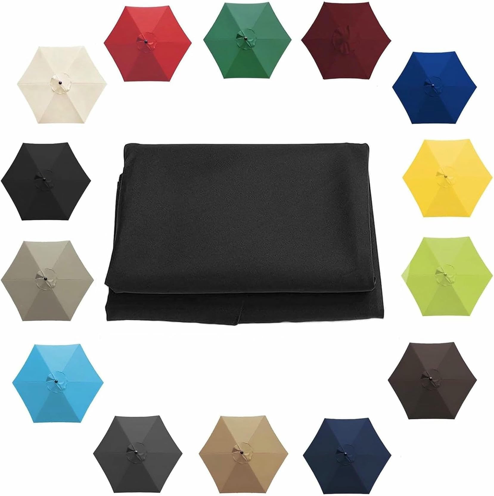 Telo di ricambio per ombrellone Oasis 3x3 metri colore ecrù telo ricambio