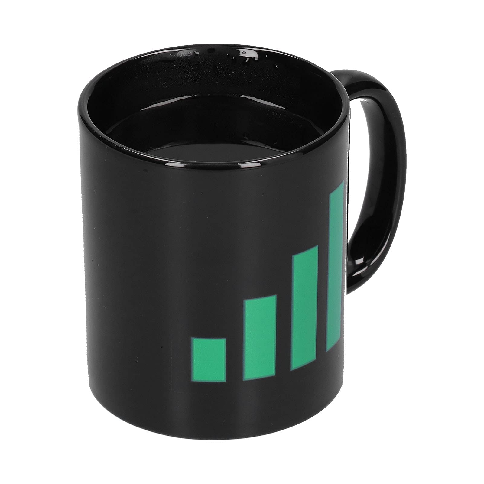 Coffee Mug, Ingenious Design Exquisite Hand-Painted Durable Color Changing Cup for Homes Offices for Clubs Weddings