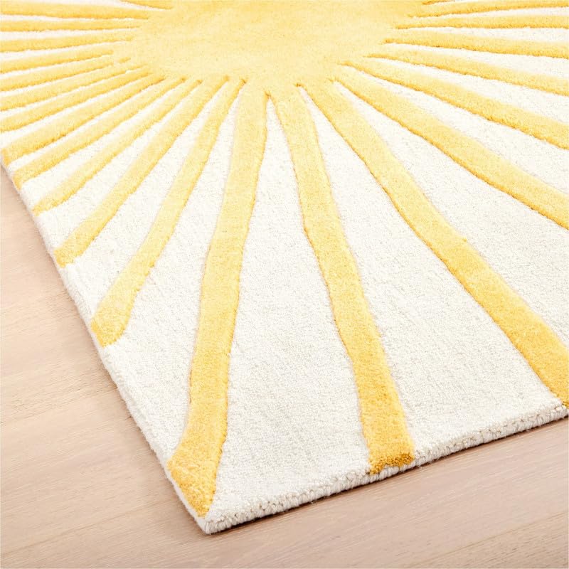 Image of Carpets and Rugs Handwoven Woolen Thick Floral and Contemporary Designs Specially for Area Rugs, Carpets for Living Room, Bedroom, Hall Size 7x10 feet