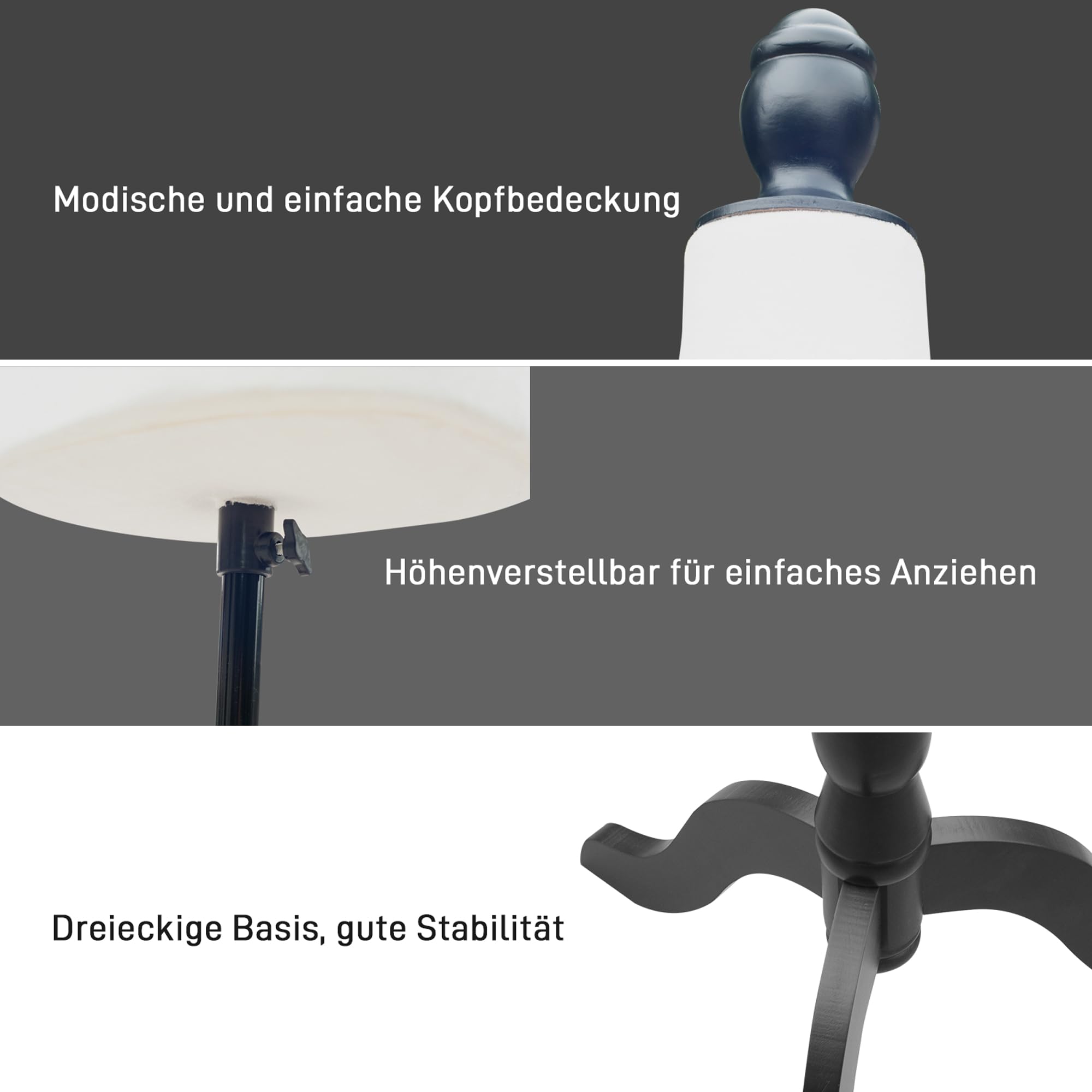 HOMCOM Schneiderpuppe Verstellbar Damenbüste für Damenkleidung Weiß | Weiblich, Schneiderbüste, Kleiderpuppe, Schaufensterpuppe