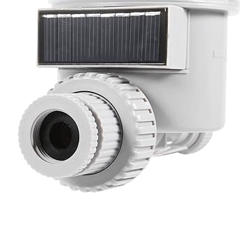 Irrigation Controller, LCD Plastic Solar Power Multi-Programs Auto Digital Water Timer Garden for Irrigation'