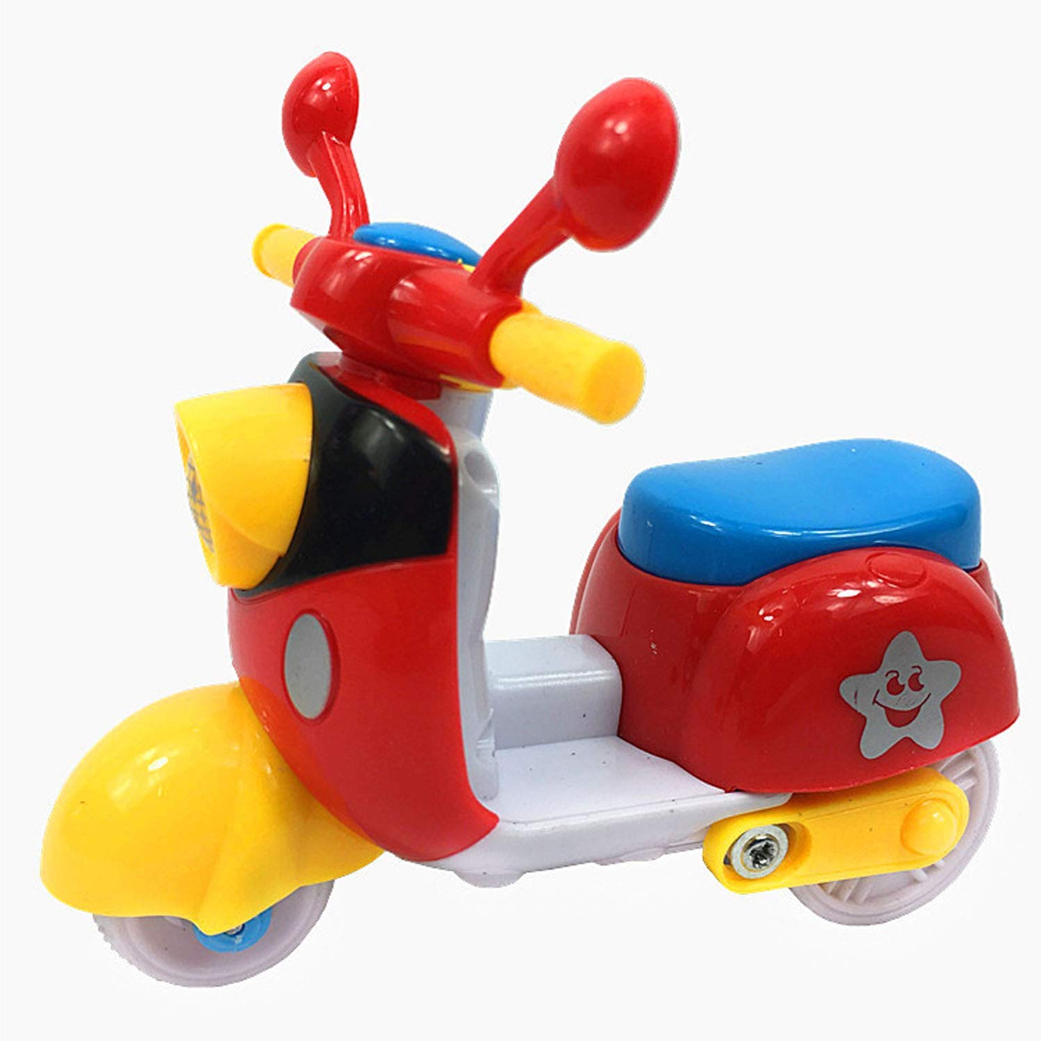 MJ Ragav Education Adorable Cute Bright Color Scooter for 1 Year Old Baby Push and Go Toy Vehicle Scooter for Kids(Color May Vary) for Kids