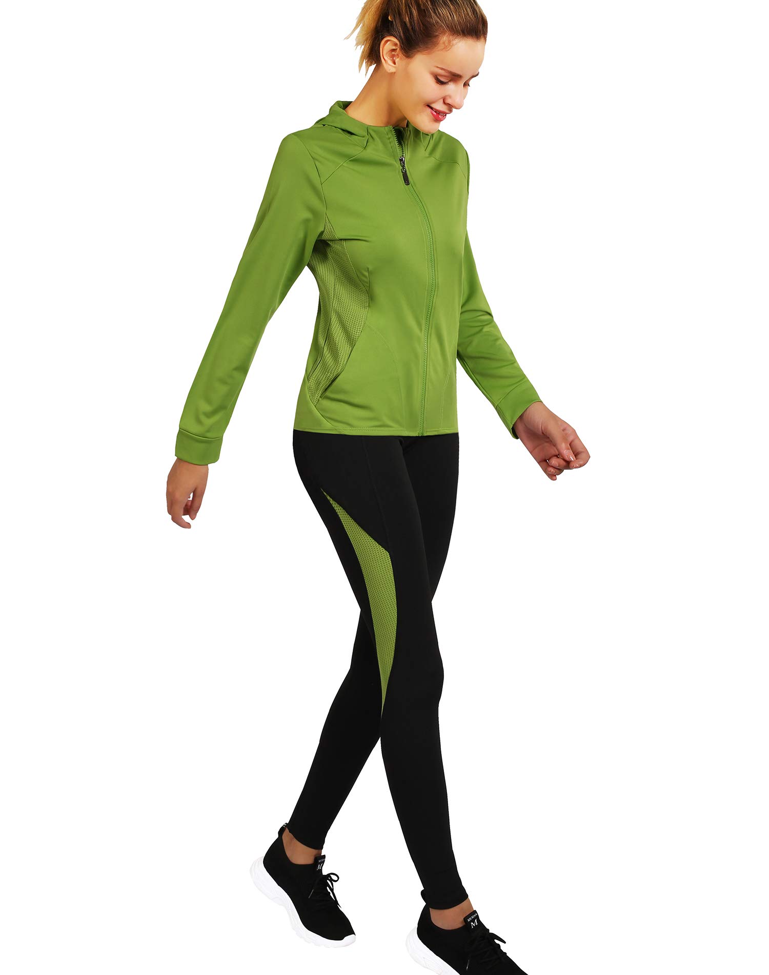 VICKISUI Active Wear Sets for Women -Workout Clothes Gym Wear TracksuitsYoga Jogging Track Outfit Legging Jacket 2 Pieces Set