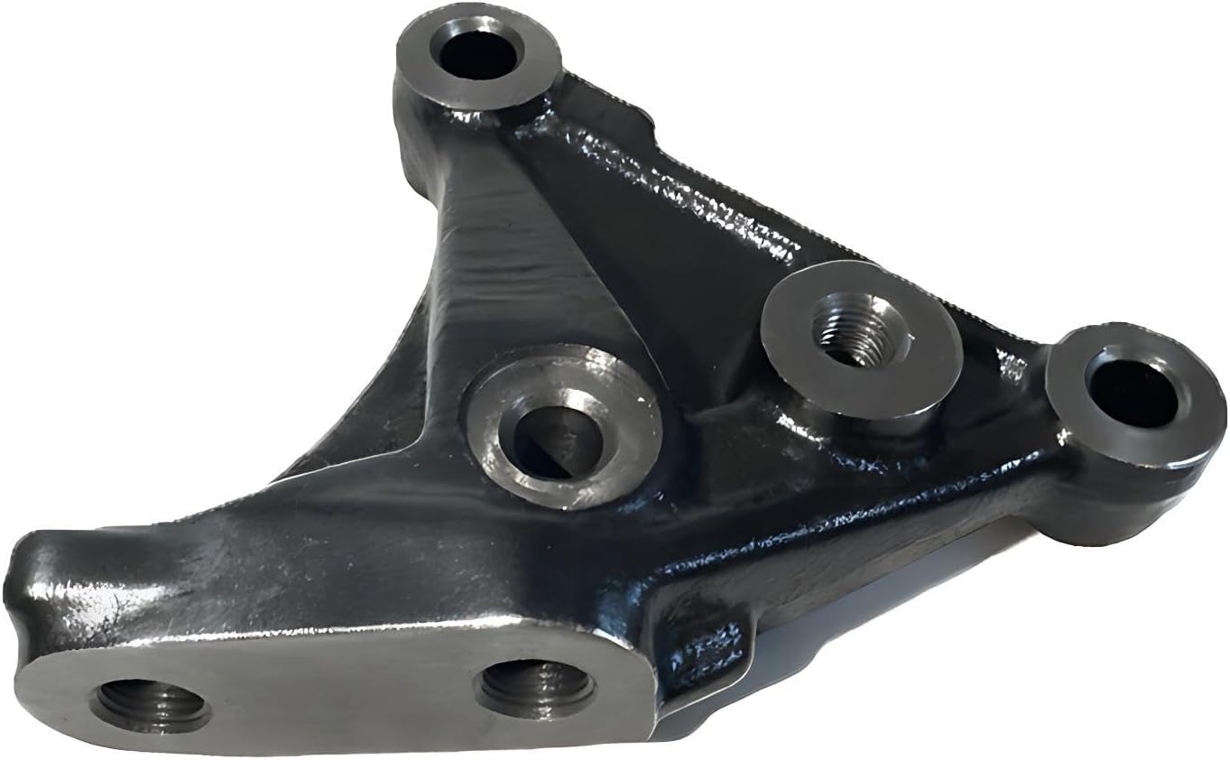 K24 Engine Mount Swap Bracket 11910-PPA-000 Compatible with Honda CR-V 2002-2006, Element 2003-2011 & EG/DC/EK/EP3- Black Anodized