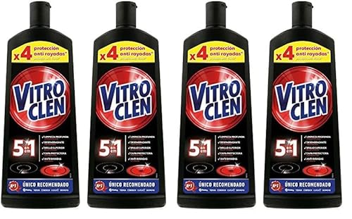 Vitroclen Crema Limpiadora Específico para Placas de Vitrocerámica Regular, 900 ml (Paquete de 2)