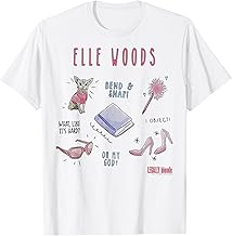 Legally Blonde Elle Woods Sketches T-Shirt Small