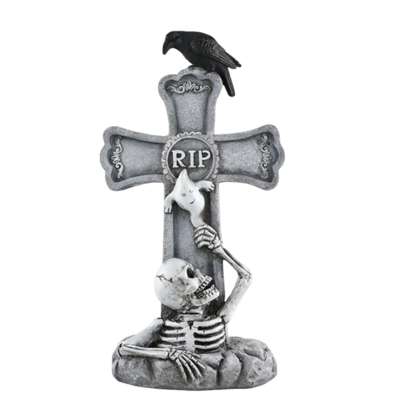 Zewnętrzne nagrobki Halloween Nagrobki Projekt czaszki i tablice