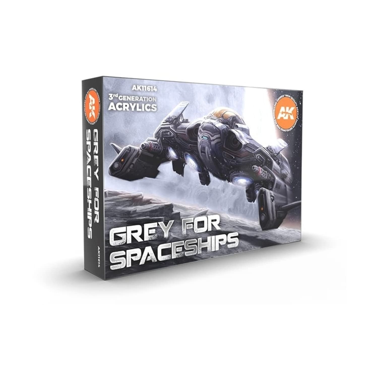 Amazon.com: AK Interactive 3G Grey for Spaceships Set - Plastic