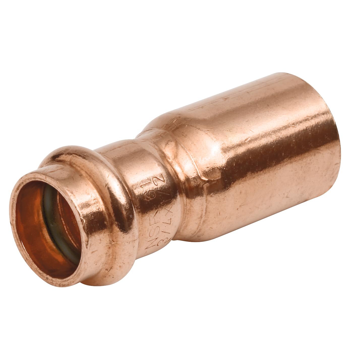 NIBCO Fig No PC600-2, 4 in. x 2 in. Copper Fitting Reducer FTG x Press, Leak Detect