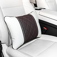 Vista 11 de Almohadas de cuero napa, cojín de asiento de automóvil, almohada lumbar para Mercedes Benz Maybach Clase S, almohada de apoyo lumbar, accesorios