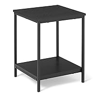 Amazon Basics Tavolino Con Ripiano Inferiore, Quadrato