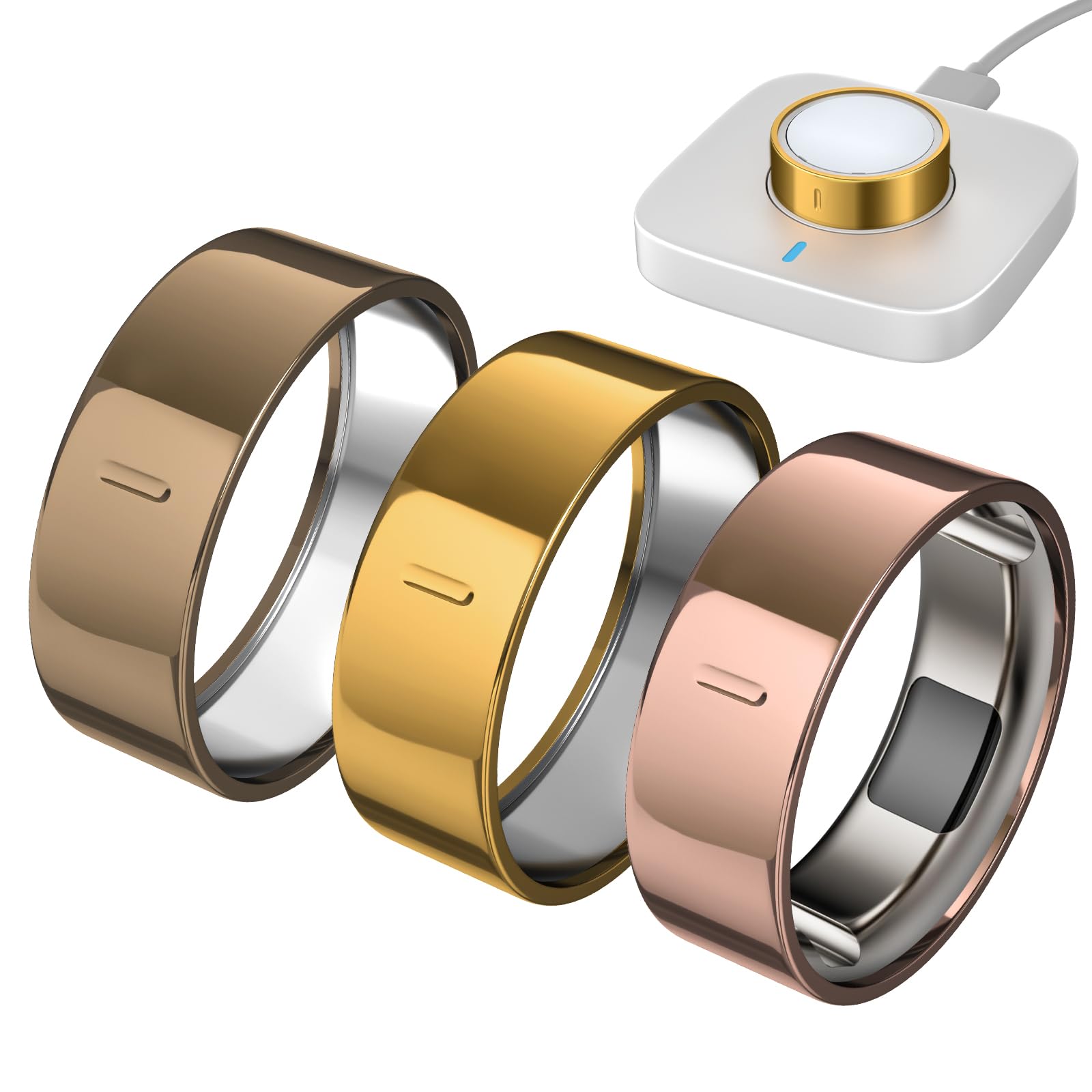 3 Pack Ring Cover Compatible with Oura Ring Gen 4/Gen 3 Horizon/Heritage, Upgraded Anti-Scratch TPU Protector for Men Women, NOT for Oura Ring 4 Ceramic-image-10