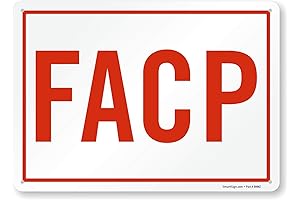 SmartSign "FACP" Sign (10" x 14" Aluminum)