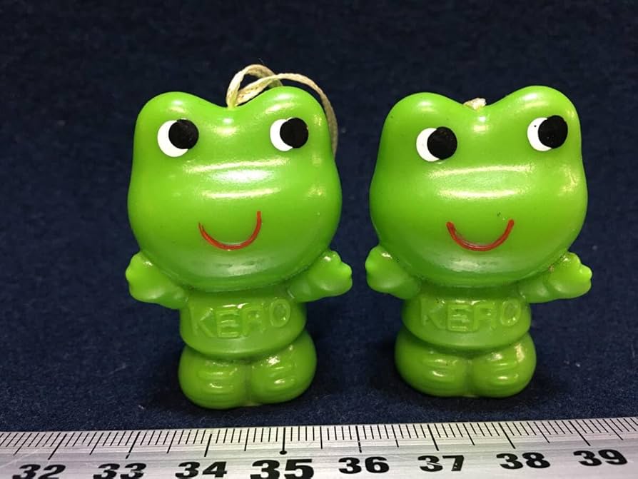 コルゲンコーワ　カエル　かえる　指人形 Amazon | 二匹 コルゲンコーワ KOWA KERO ケロちゃん ソフビ指