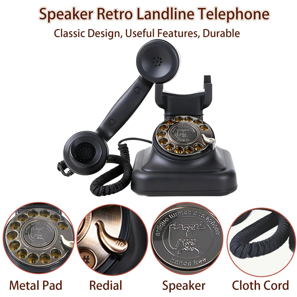 Snapklik.com : Retro Speaker Rotary Phone/1930s Antique Phones For ...