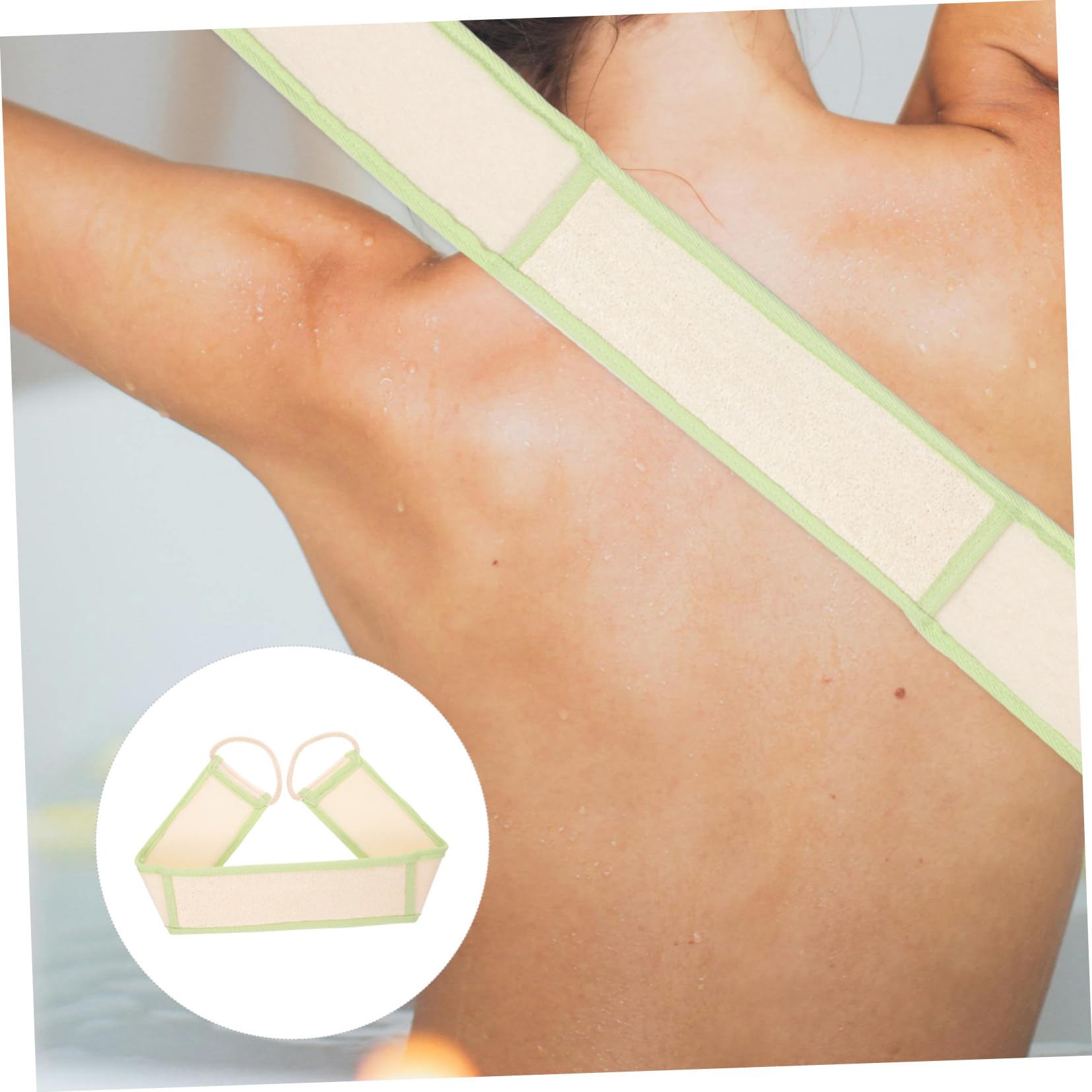 Healeved 5piezas Esponja Exfoliante Para Ducha Loofah De Cuerpo Limpiador Exfoliante De Espalda Para Baño Para Material Natural De Luffa