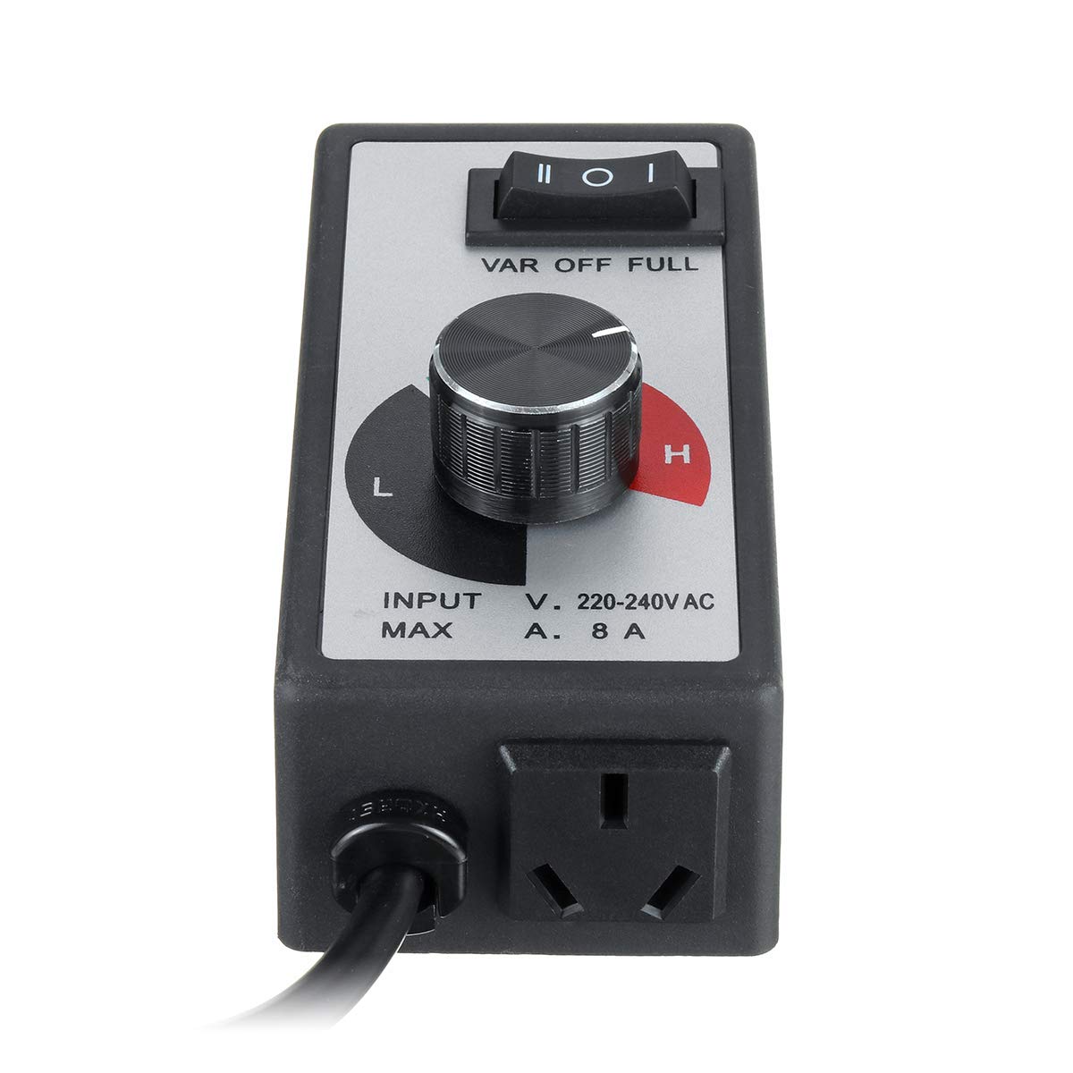 8A Ventilador Controlador De Velocidad Variable Enrutador Regulador Eléctrico Controles 220V-240V