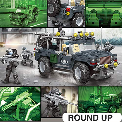 YEIBOBO ! Special Forces Mini Military Action Figure with Weapons and Accessories (Flying Tigers Team XJ-834)