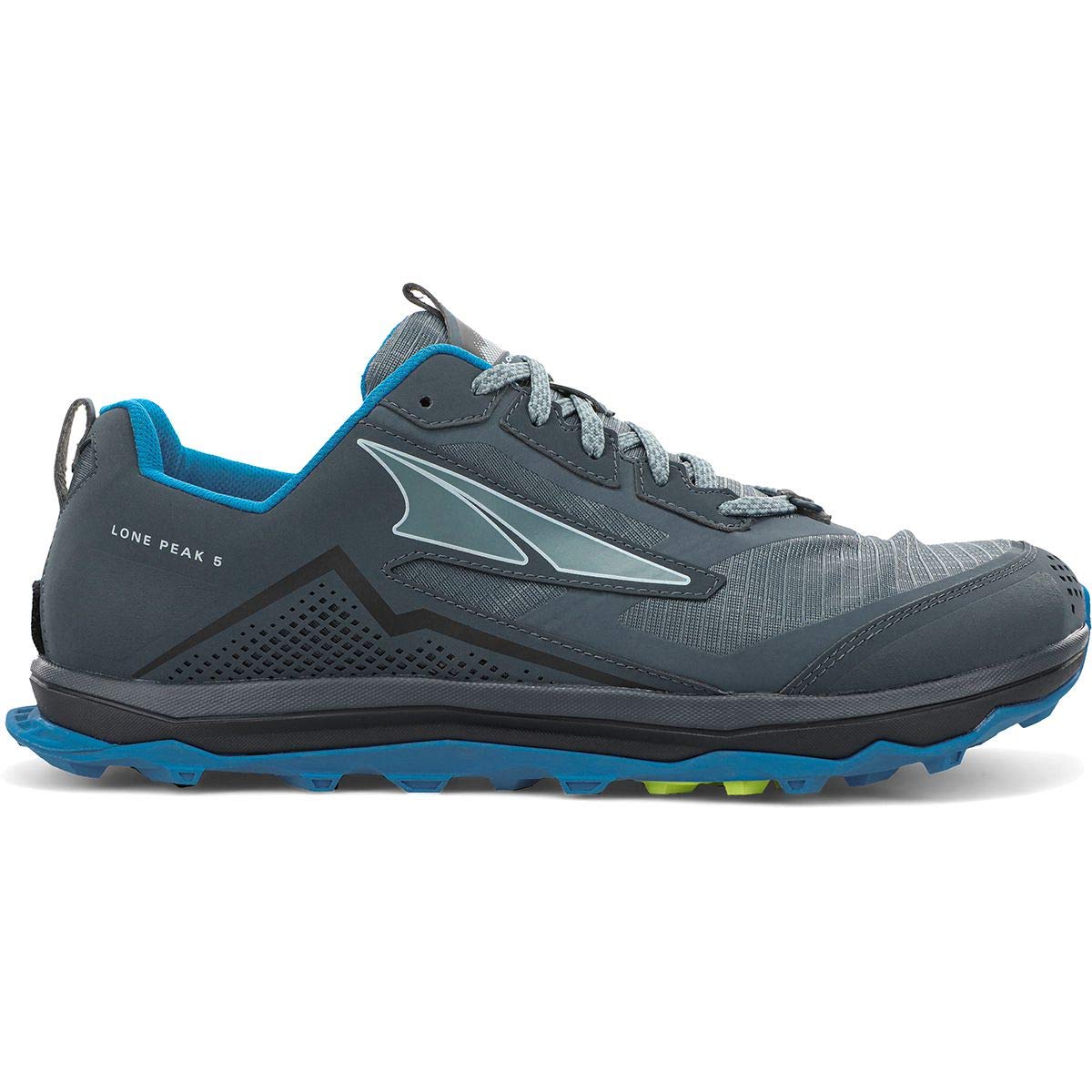 ALTRA Men's AL0A4VQE Lone Peak 5 Trail Running Shoe, Blue/Lime - 10.5 M US