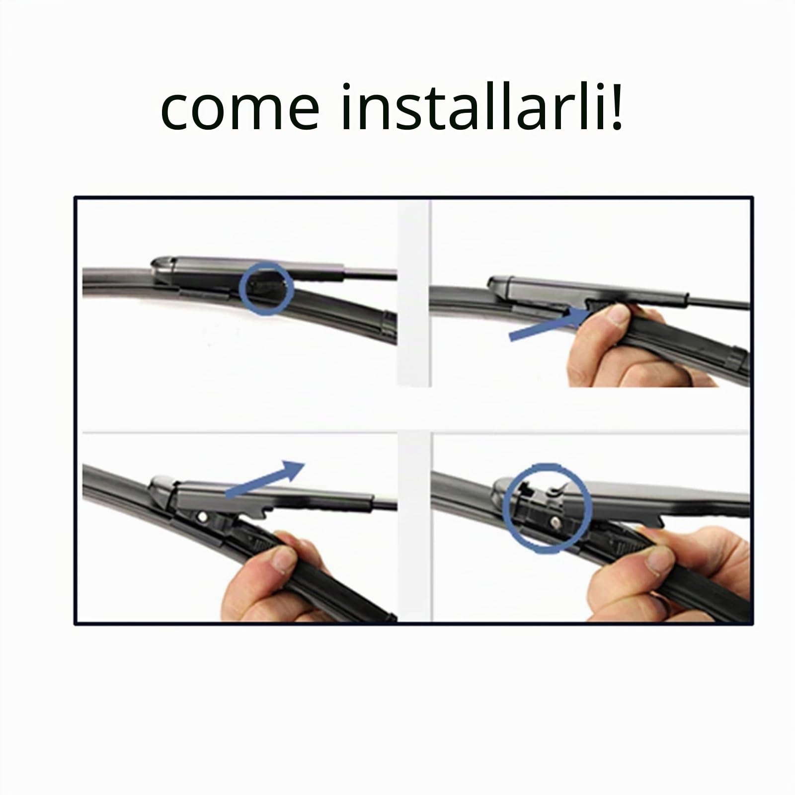 Tergicristalli per Toyota Aygo 14 2015 2016 2017 2018 2019 2020 Spazzole Tergicristallo Anteriore Lunotto Posteriore