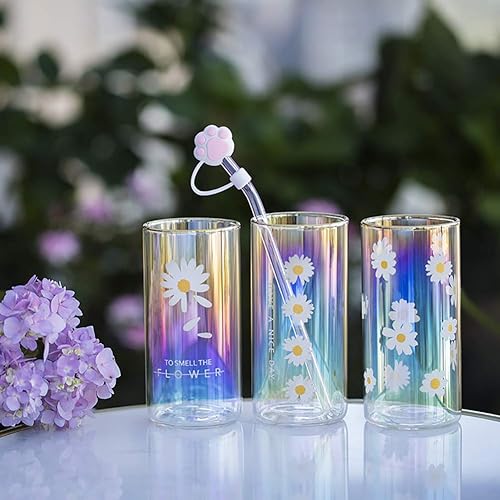 Miniatura 3 de 10 fundas para pajilla, reutilizables, de silicona, para popotes, tapas para sorbetes de 0.315 a 0.394 pulgadas (no incluye pajita), estilo 2